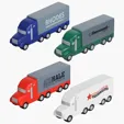 Lin Line Semi Truck Stress Reliever