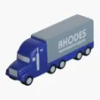 Lin Line Semi Truck Stress Reliever — view 2