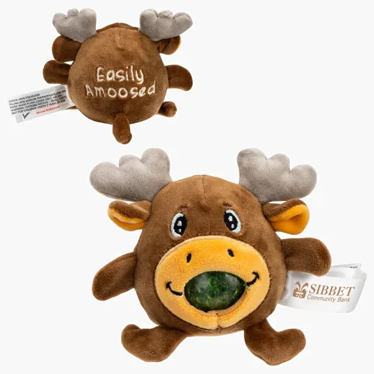Stress Busters™ Moose Plush Stress Reliever
