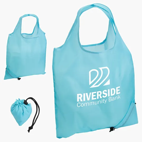 Ariel Bazaar RPET Folding Reusable Tote Bag — view 2