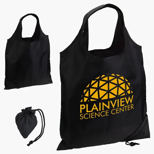 Ariel Bazaar RPET Folding Reusable Tote Bag — view 3