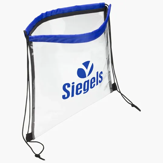 Ariel Clear Vinyl Drawstring Bag — view 3