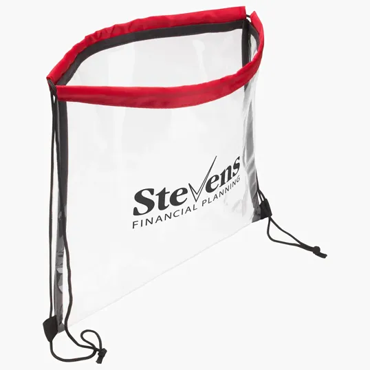 Ariel Clear Vinyl Drawstring Bag — view 5