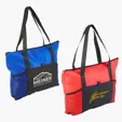 Ariel Feather Flight Non-Woven Zipper Tote Bag