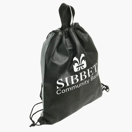 Ariel Glide Right Non-Woven Drawstring Bag — view 2
