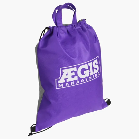 Ariel Glide Right Non-Woven Drawstring Bag — view 6