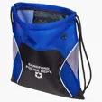 Ariel Jumbo Globetrotter Mesh Fabric Drawstring Bag — view 3