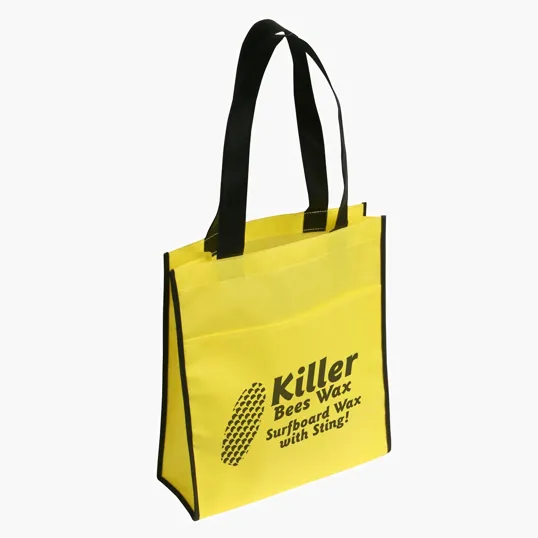 Peak Non-Woven Tote Bag with Pocket — view 10