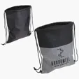 Quill Non-Woven/Nylon Drawstring Bag — view 2