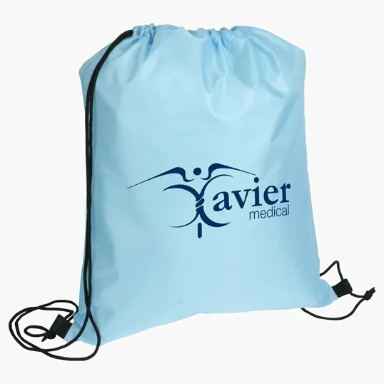 Quick Sling Polyester Budget Drawstring Bag — view 6