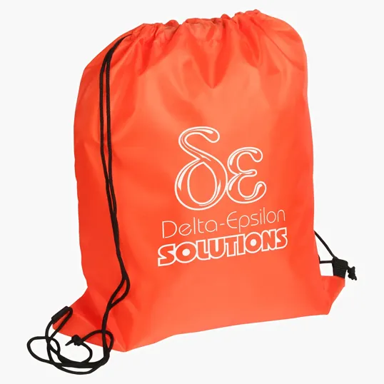 Quick Sling Polyester Budget Drawstring Bag — view 7