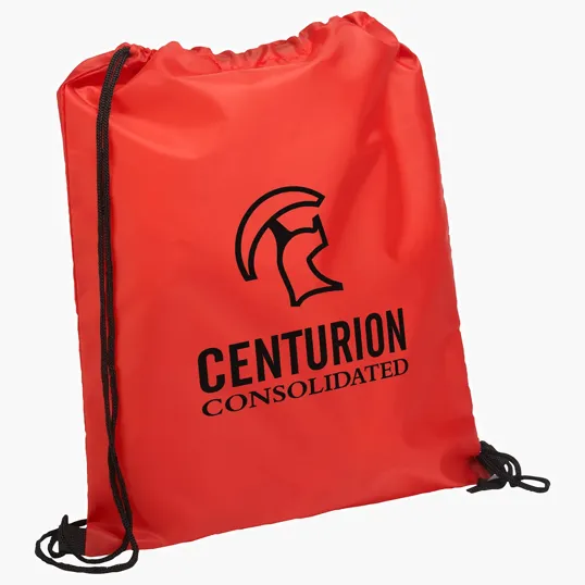 Quick Sling Polyester Budget Drawstring Bag — view 9