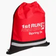 Safety Non-Woven Drawstring Bag with Reflective Stripe — view 4