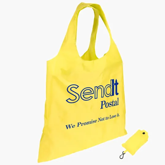 Spring Sling Polyester Folding Tote — view 5