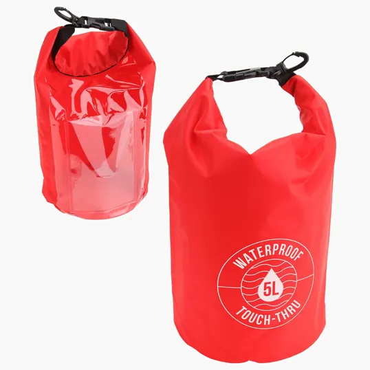 Ariel 5-Liter Waterproof Gear Bag with Touch-Thru Pouch — view 4