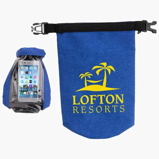 Ariel 2-Liter Waterproof Gear Bag with Touch-Thru Phone Pocket — view 2