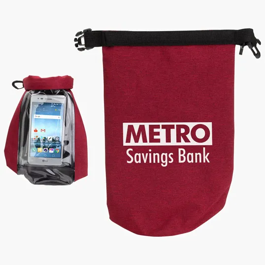 Ariel 2-Liter Waterproof Gear Bag with Touch-Thru Phone Pocket — view 4