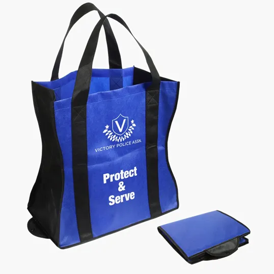 Ariel Wave Rider Non-Woven Folding Tote — view 3