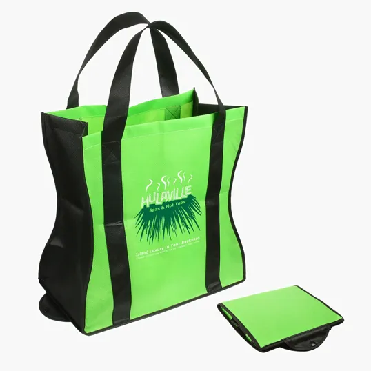 Ariel Wave Rider Non-Woven Folding Tote — view 4