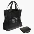 Ariel Wave Rider Non-Woven Folding Tote — view 2