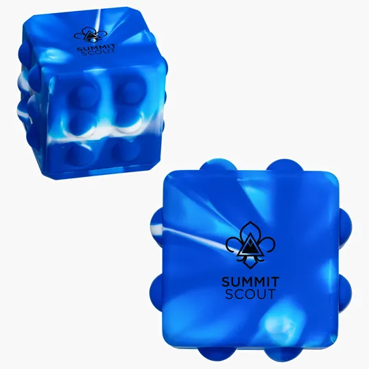 Ariel Push Pop Cube Silicone Fidget Toy — view 4