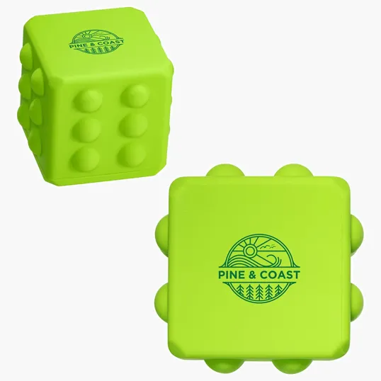 Ariel Push Pop Cube Silicone Fidget Toy — view 5