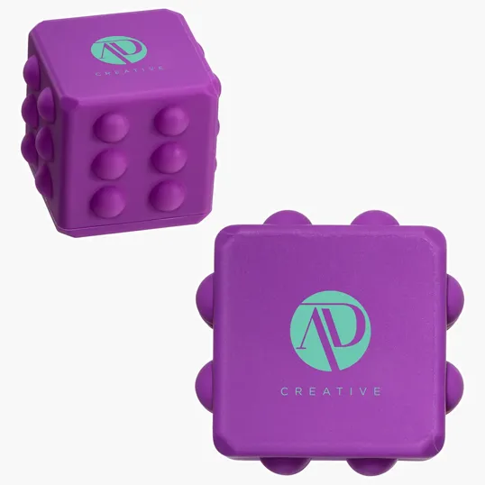 Ariel Push Pop Cube Silicone Fidget Toy — view 8