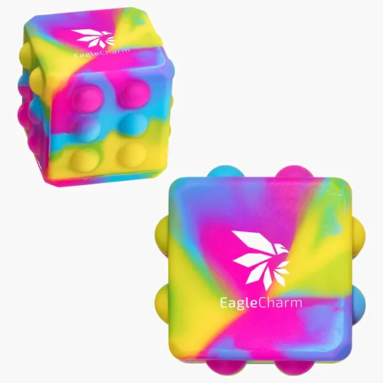 Ariel Push Pop Cube Silicone Fidget Toy — view 10