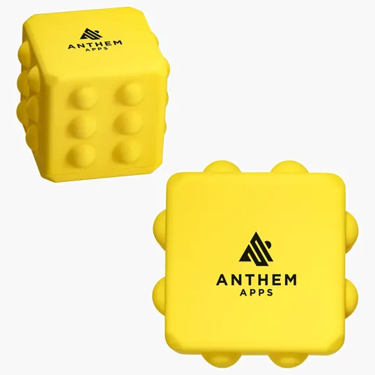 Ariel Push Pop Cube Silicone Fidget Toy — view 12