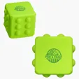 Ariel Push Pop Cube Silicone Fidget Toy — view 5