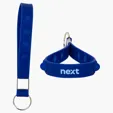 Push Pop Stress Reliever Keychain with Wristlet — view 6