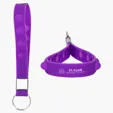 Push Pop Stress Reliever Keychain with Wristlet — view 9