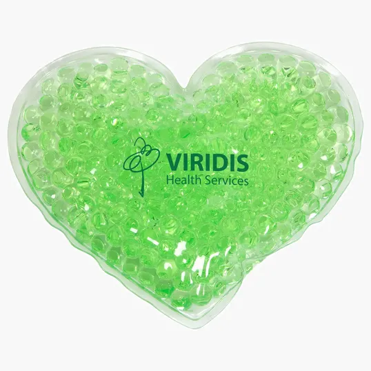 Ariel Large Heart Aqua Pearls Hot/Cold Pack — view 3