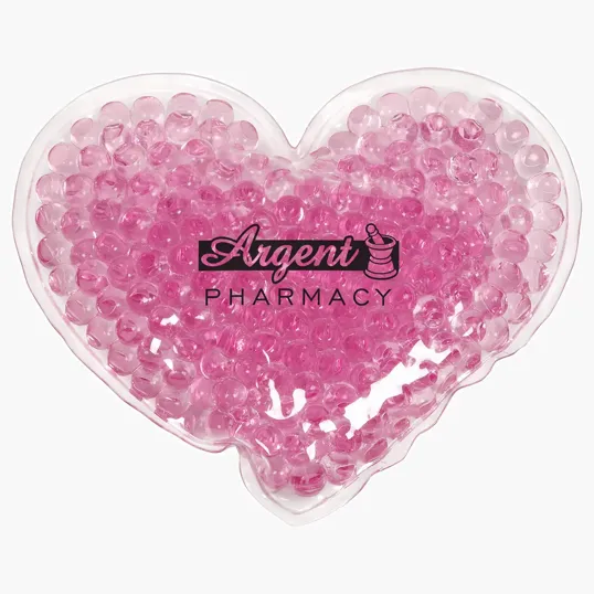 Ariel Large Heart Aqua Pearls Hot/Cold Pack — view 5