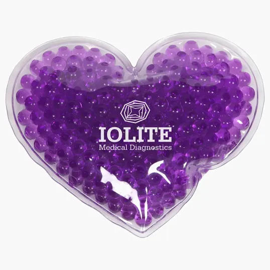 Ariel Large Heart Aqua Pearls Hot/Cold Pack — view 6