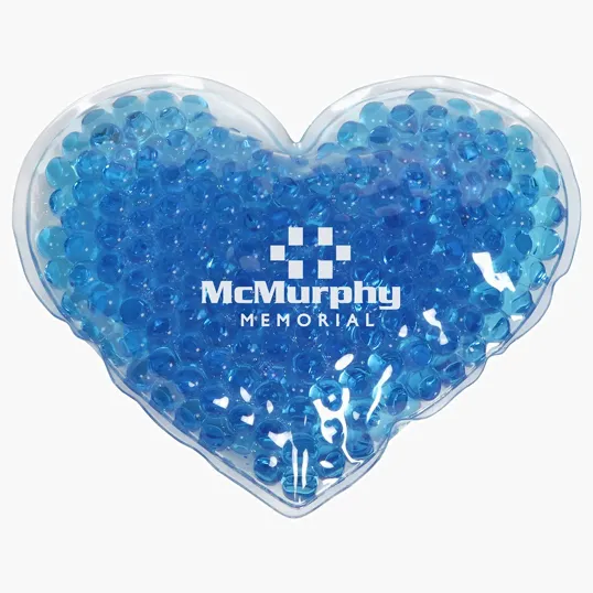 Ariel Large Heart Aqua Pearls Hot/Cold Pack — view 7