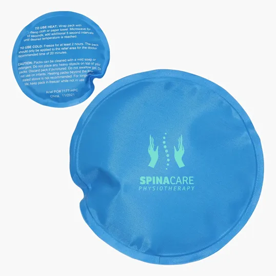 Ariel Round Nylon-Covered Hot/Cold Pack — view 2