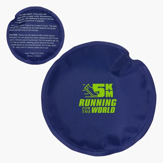 Ariel Round Nylon-Covered Hot/Cold Pack — view 4