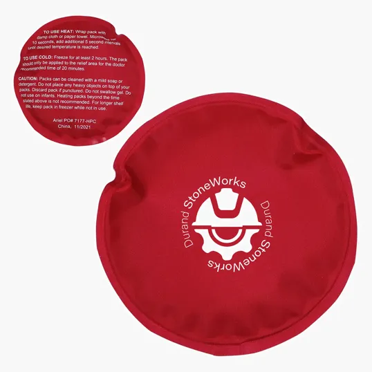 Ariel Round Nylon-Covered Hot/Cold Pack — view 5