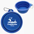 Ariel Feed 'N Go Collapsible Pet Bowl with Carabiner — view 2