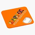 Econo Bottle Opener Coaster — view 4