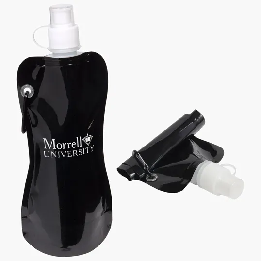 Ariel Flex Foldable 16 oz Water Bottle with Carabiner — view 2