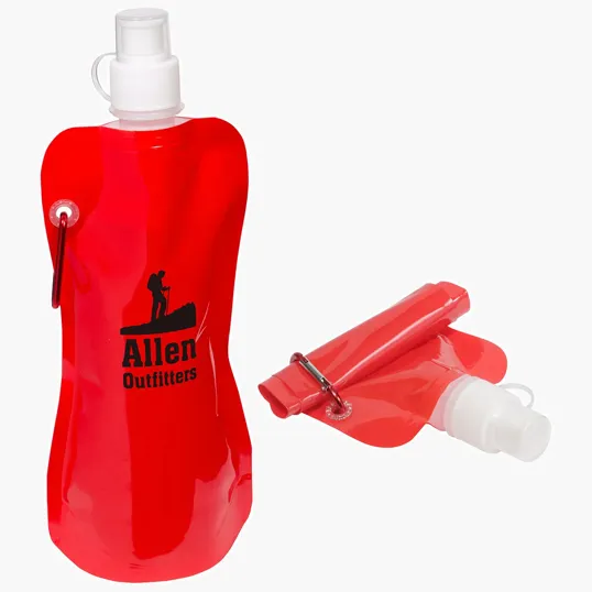 Ariel Flex Foldable 16 oz Water Bottle with Carabiner — view 10