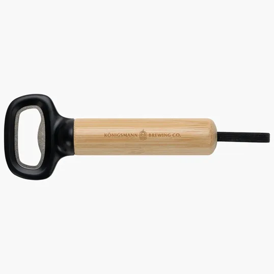 Ariel Pop Top Bamboo Bottle Opener — view 2