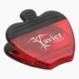 Apple Power Clip Apple-Shaped Refrigerator Magnet — view 3