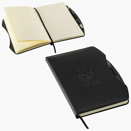 Arc Hardcover Journal with Pen — view 3