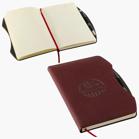 Arc Hardcover Journal with Pen — view 5