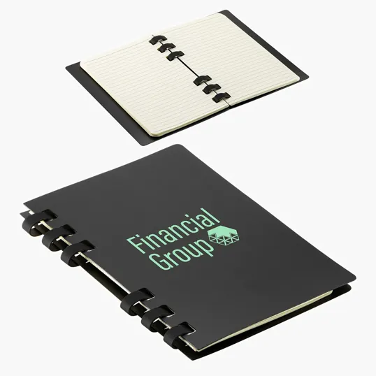 Campus 6-Ring Notebook with REPREVE® Recycled Polypropylene Cover — view 2