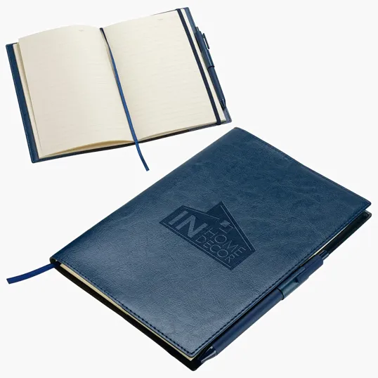 Ariel Conclave Refillable Leatherette Journal with Pen — view 5