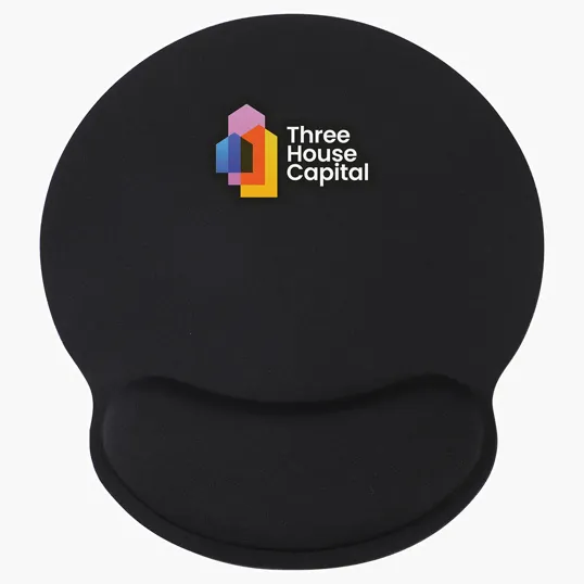 Ariel Crest Non-Slip Mouse Pad with Foam Wrist Rest — view 2